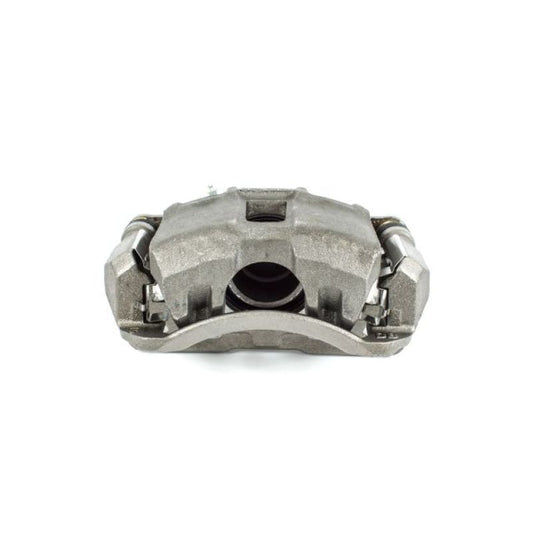 PowerStop OE front right brake caliper with bracket for Honda Accord 2003-2007, automotive brake component.