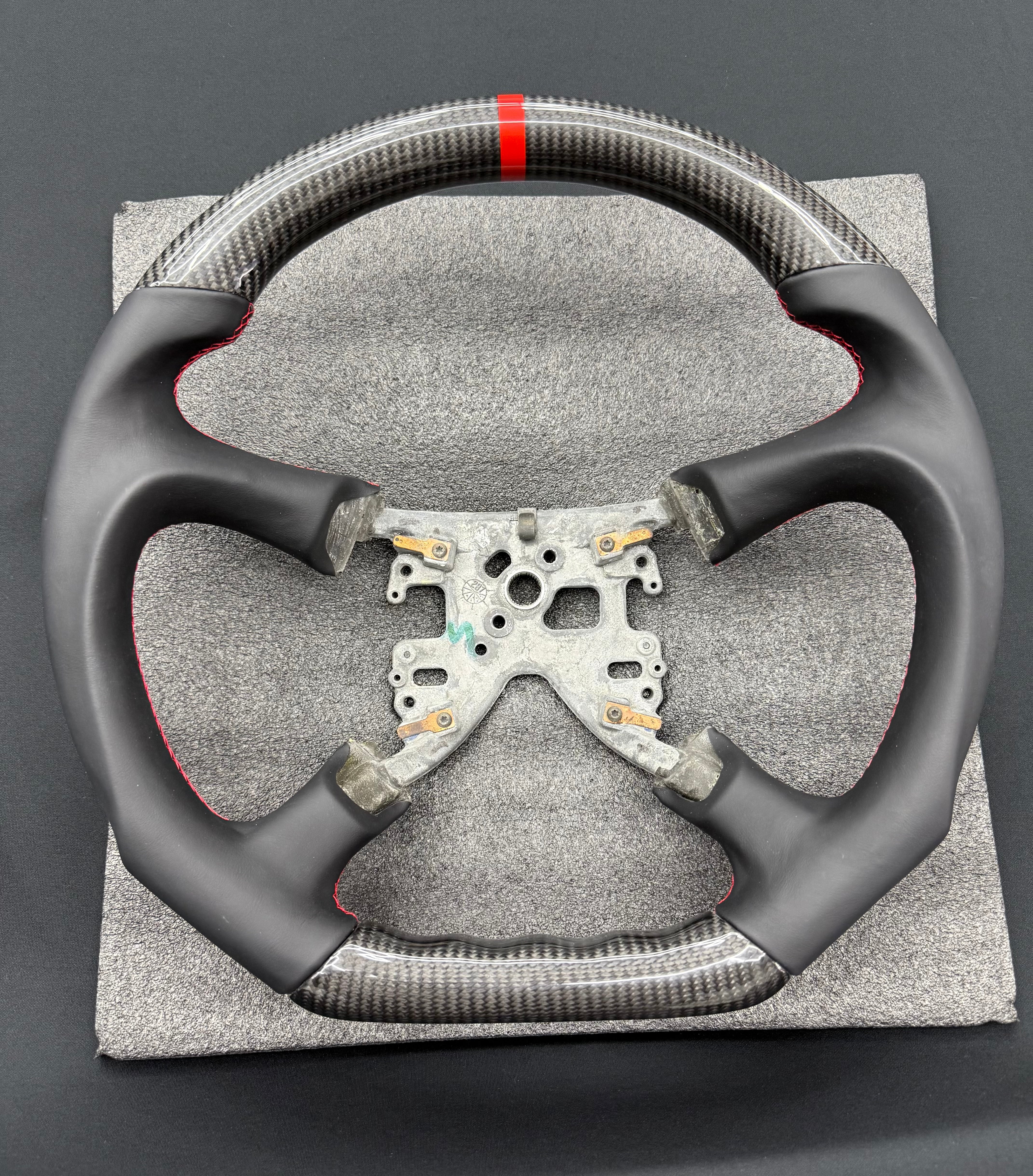 RCSB, NBS Truck, GMC Sierra /Yukon, Chevrolet Silverado, Cadillac Escalade - Carbon Fiber or Leather Steering Wheel with Perforated or Smooth Leather Hand Grips (IN STOCK READY TO SHIP)