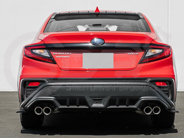 2022-UP SUBARU WRX | SDP PERFORMANCE PACKAGE REAR BUMPER APRON LIP SPLITTER GROUND EFFECTS