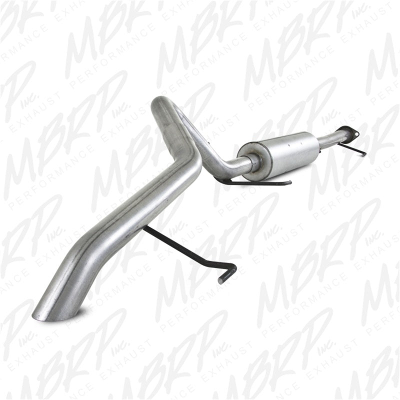 MBRP catback exhaust for 2007-2009 Toyota FJ with 4.0L V6, single rear exit off-road tail pipe without tip