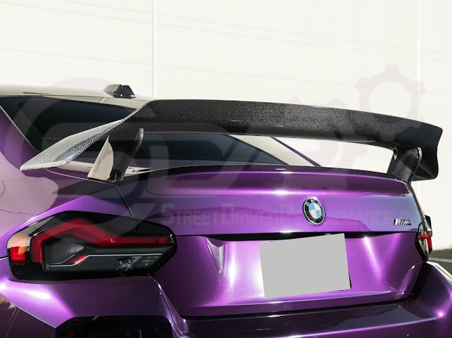 2023-UP BMW G87 M2 | M PERFORMANCE TRACK CARBON FIBER REAR HIGH WING SPOILER