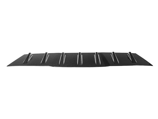 2020+ CHEVROLET CORVETTE C8 COUPE | CARBON FIBER REAR ROOF WING SPOILER VORTEX GENERATORS