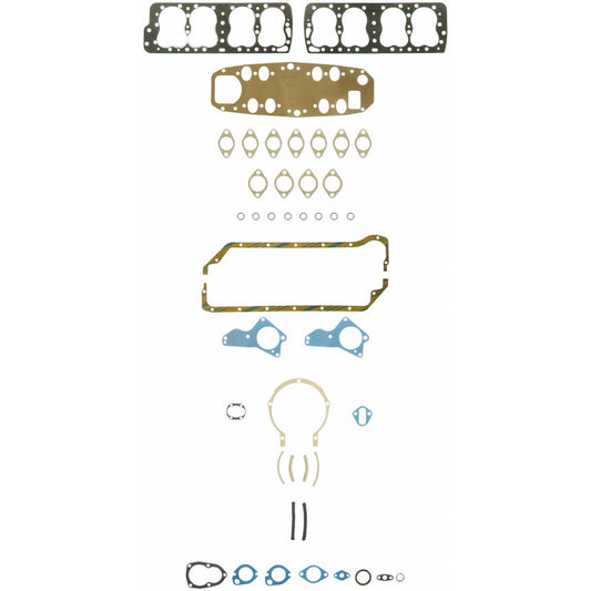 Fel-Pro FS 7525 B engine gasket set with various gaskets and seals for vehicle engine repair and maintenance.