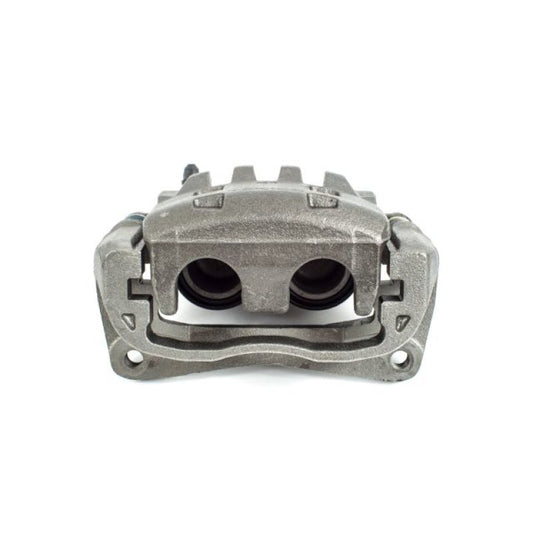 PowerStop OE front left autospecialty brake caliper with bracket for Saab 9-2X 2005-2006, showing detailed caliper and mounting bracket.