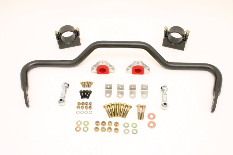 BMR Suspension G-Body sway bar kit with 3-inch axles and anti-roll bar in black hammertone, designed for BMR 78-87 G-Body cars