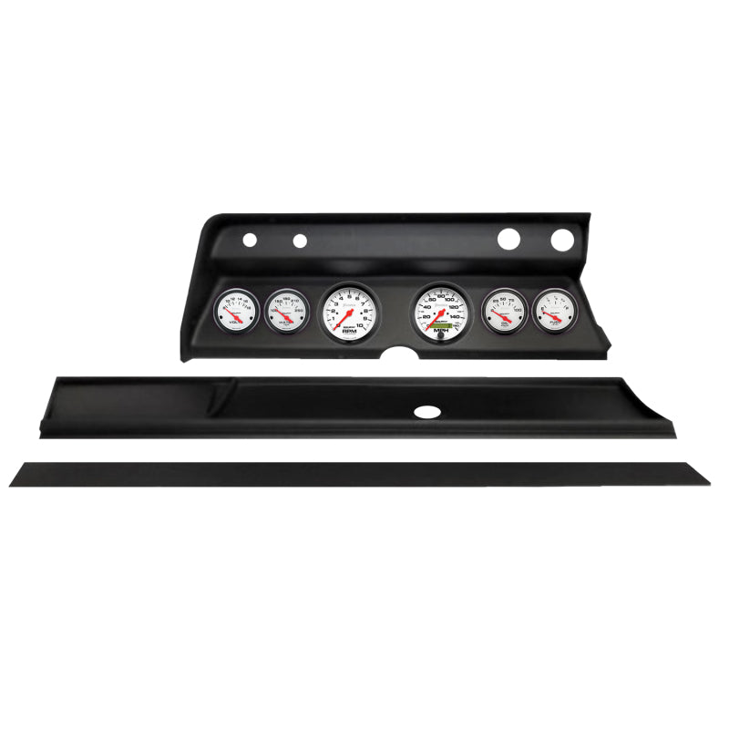 Autometer Phantom Direct Fit Dash Kit 1966 Chevy Chevelle (2 x 3-3/8in. / 4 x 2-1/16in.)