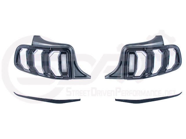 2010-2014 FORD MUSTANG S197 | S550 EURO STYLE SEQUENTIAL SIGNAL LED REAR TAILLIGHTS PAIR