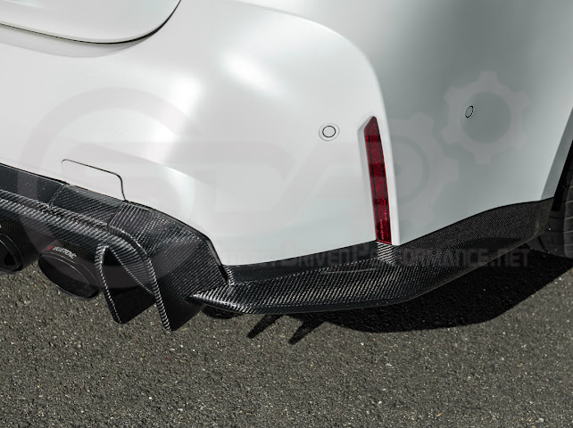 2021-PRESENT BMW G82/G83 M4 | 3D STYLE CARBON FIBER REPLACEMENT 3PCS REAR DIFFUSER APRON