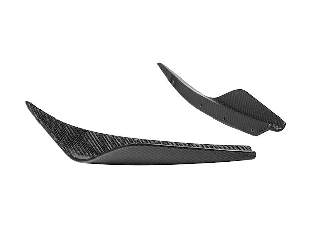 2020-Up Toyota GR Supra A90 A91 | SDP Performance Style CARBON FIBER Front Bumper Canard Splitter (Pair)