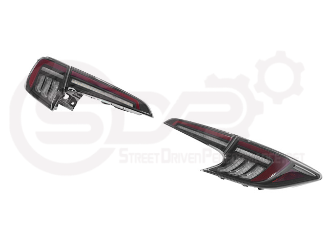 2019-UP COROLLA HATCHBACK GR SEQUENTIAL SIGNAL LED CLEAR REAR TAILLIGHTS PAIR