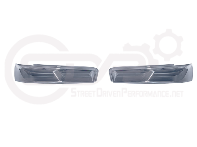 2016-2018 CHEVROLET CAMARO | SMOKE TINTED REAR TAIL LIGHT TRIM BEZEL COVER PAIR