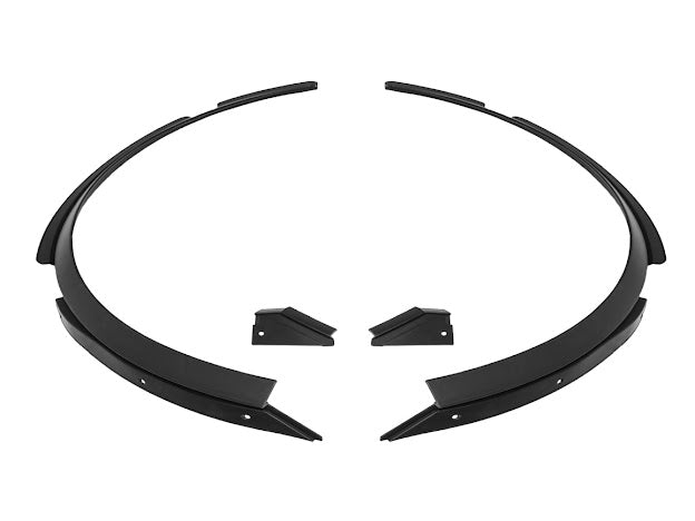 2020+ CHEVROLET CORVETTE C8 | SDP PERFORMANCE PACKAGE MATTE BLACK SIDE WHEEL FENDER FLARE EXTENSIONS PAIR