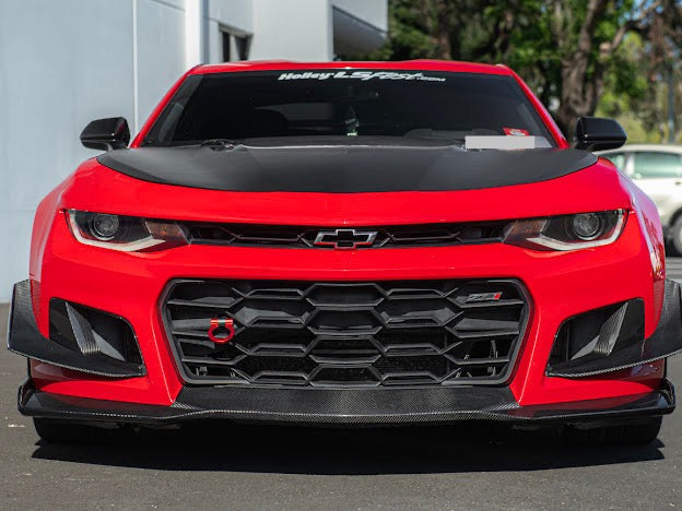 2017-UP CAMARO ZL1 1LE FRONT AIR DUCT BEZELS & CANARDS DIVE PLANES