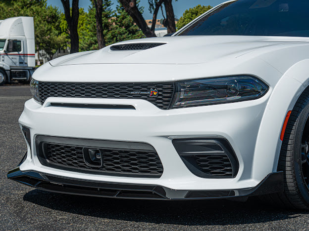2020-UP DODGE CHARGER SRT WIDEBODY PERFORMANCE FRONT LIP SPLITTER GROUND EFFECTS