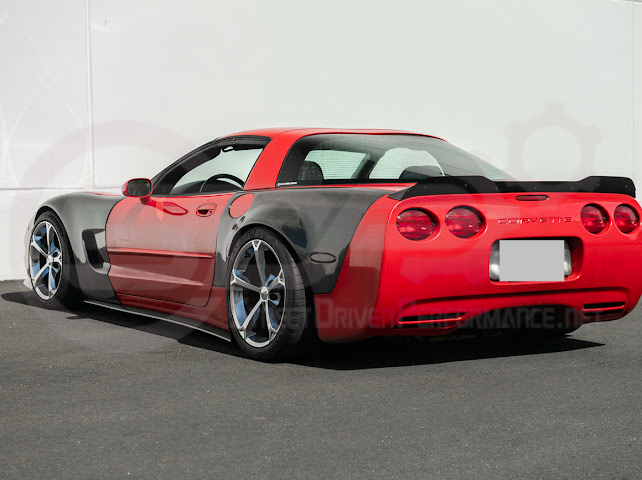 1997-2004 Chevrolet Corvette C5 | ZR1 Extended Style GLOSSY BLACK Rear Trunk Lid Wickerbill Spoiler Wing