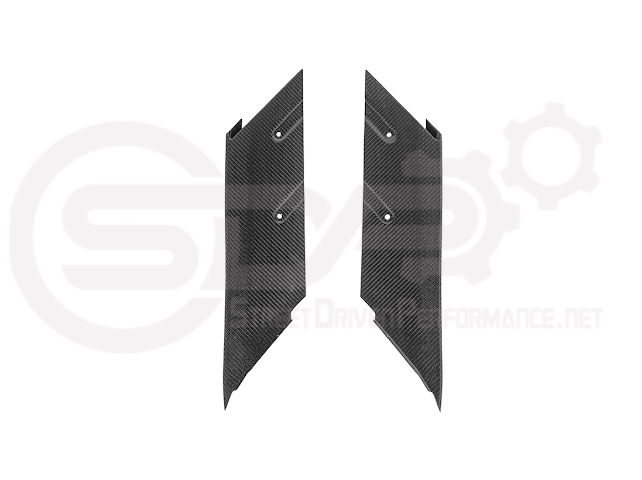 2023+ CHEVROLET CORVETTE C8 Z06/ E-RAY / ZR1 | CARBON FIBER SIDE AIR INTAKE DOOR GARNISH LOWER TRIM PAIR