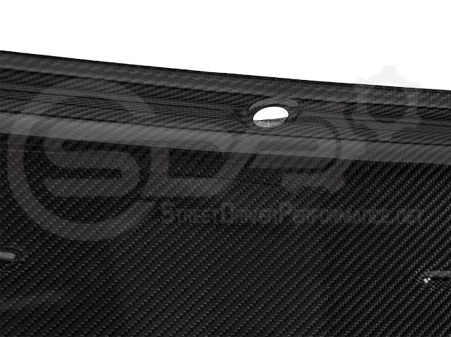 2018-2023 FORD MUSTANG S550 | CARBON FIBER FACTORY STYLE REAR TRUNK DECK LID APPLIQUE PANEL COVER