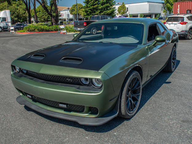 2008-UP DODGE CHALLENGER HELLCAT REDEYE FRONT HOOD - Primer Black