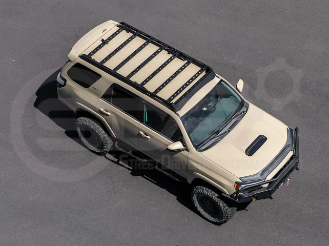 2010-2024 Toyota 4Runner | Carbon Steel Black Top Roof Rack Cargo Carrier