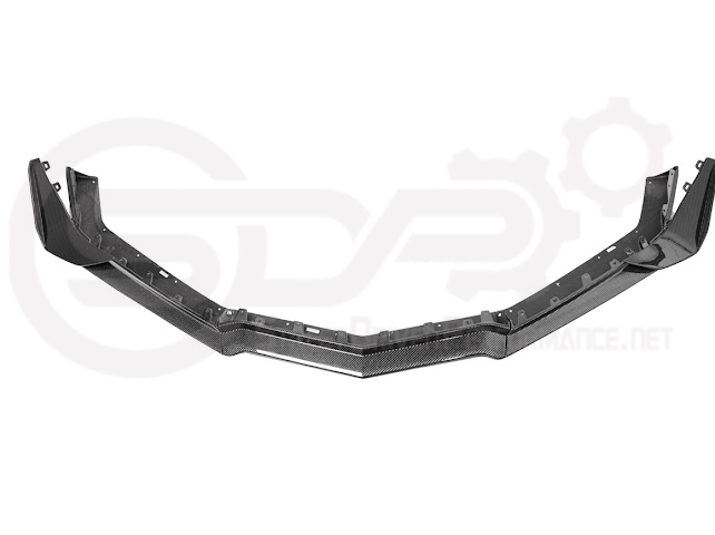 2023+ CHEVROLET CORVETTE C8 Z06 & E-RAY | Z07 PERFORMANCE PACKAGE CARBON FIBER LIP SPLITTER GROUND EFFECTS WITH NO DRILL CANARDS