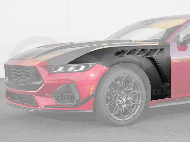 2024-UP FORD MUSTANG S650 | GTD STYLE FRONT SIDE VENTED FENDERS