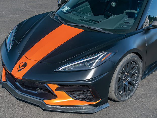 2020+ C8 Chevrolet Corvette Stingray & Z51 | "Z51 Style" 3-Piece Front Splitter / Lip Ground Effects