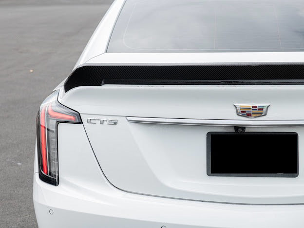 2020-Present Cadillac CT5 Sport / CT5-V / CT5-V Blackwing | Blackwing Style CARBON FIBER Rear Trunk Spoiler Wing