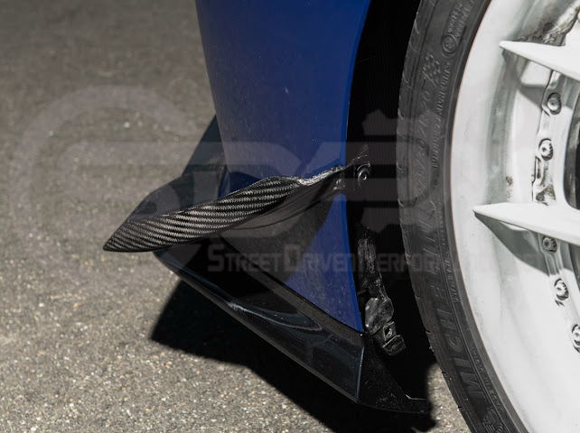 2023-UP CORVETTE C8 Z06, E-RAY, ZR1 | Z07 PERFORMANCE PACKAGE CARBON FIBER FRONT BUMPER SIDE CANARDS DRIVE PLANES PAIR