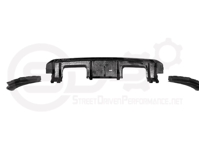 2021-PRESENT BMW G82/G83 M4 | 3D STYLE CARBON FIBER REPLACEMENT 3PCS REAR DIFFUSER APRON