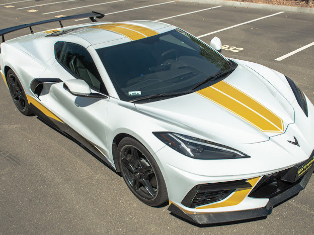 2020+ C8 Corvette | "5VM Style" Side Skirt Rocker Panel Ground Effects
