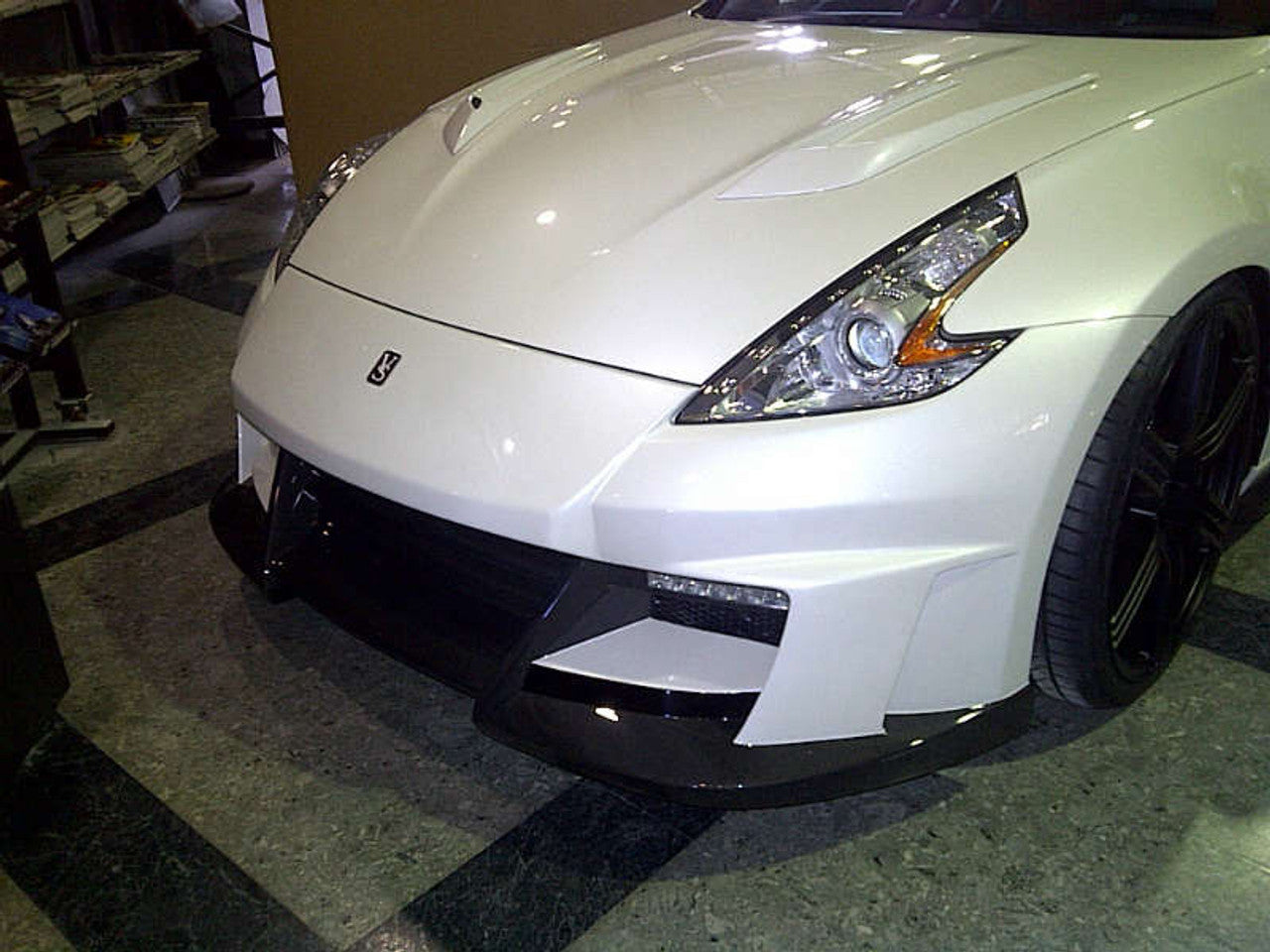 VeilSide 2009-2023 Nissan 370Z Ver. I Model Complete Kit (FRP) 6 Pieces Front Bumper NO LED, Pair of Side Skirts & Rear Bumper (Side Skirts Does Not Fit Nismo Model)