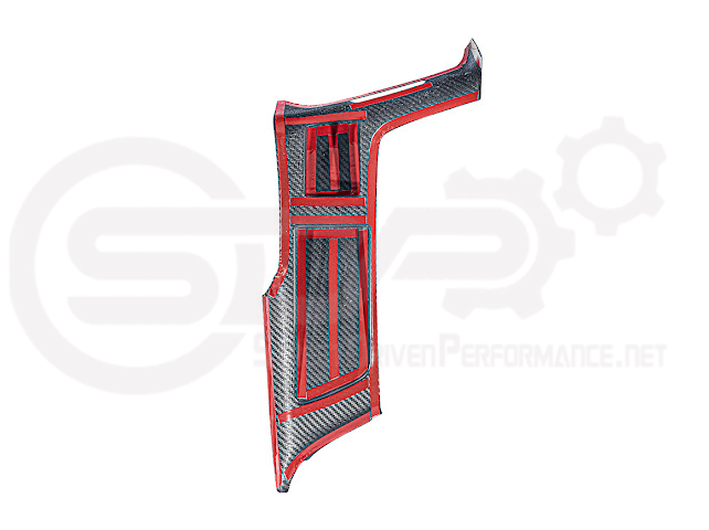 2014-2019 Corvette C7 | Carbon Fiber Center Console Bezel Cup Holder Trim Panel (Fits all Models)