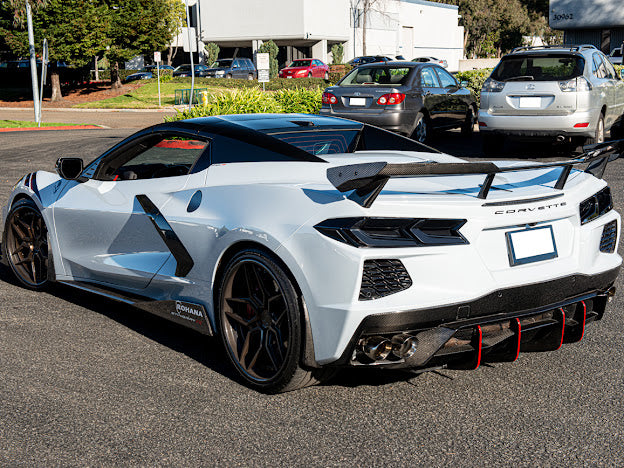 2020+ CHEVROLET CORVETTE C8 | DARK TINTED REAR LIGHT COVER