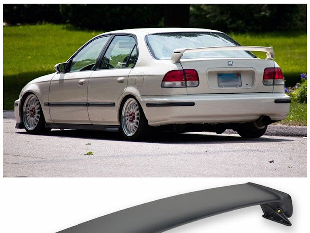 1996-2000 Honda Civic Sedan | ABS Plastic MUGEN Style Rear Trunk Wing Spoiler