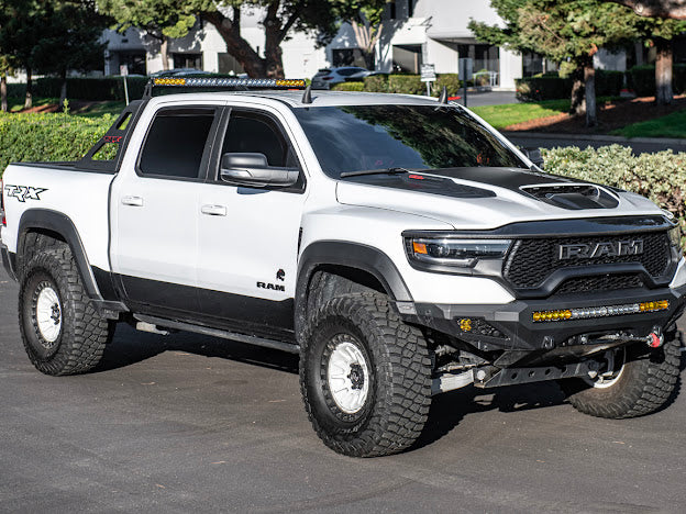 2019-UP RAM 1500 TRX CARBON FIBER FRONT AIR INTAKE HOOD SCOOP