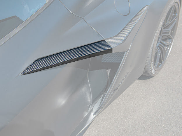2020+ CORVETTE C8 Z06 / E-RAY |  CARBON FIBER DOOR HANDLE PAIR