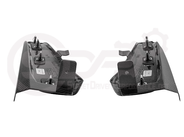 2023-UP CORVETTE C8 E-RAY, Z06, & ZR1 | FACTORY EXTENDED XL VERSION 2 FRONT & REAR MUD FLAPS SPLASH GUARD PAIR