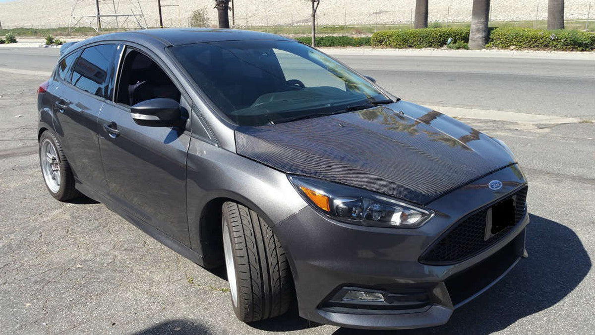 AC965HC - Advan OEM Design 2015-2018 Ford Focus All Models Carbon Hood