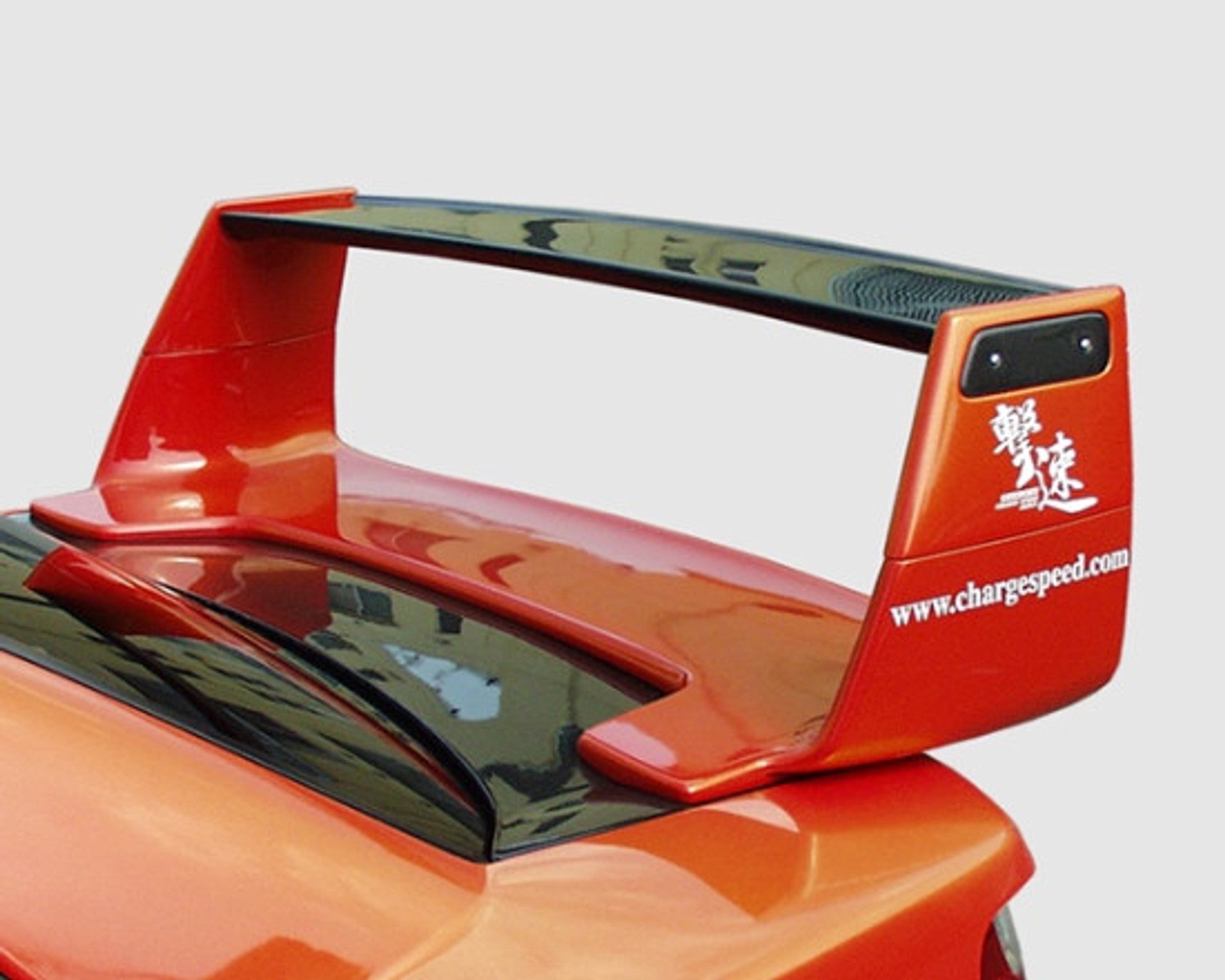 Charge Speed 2002-2007 Subaru WRX Full Composite Wing Straight With Carbon Top