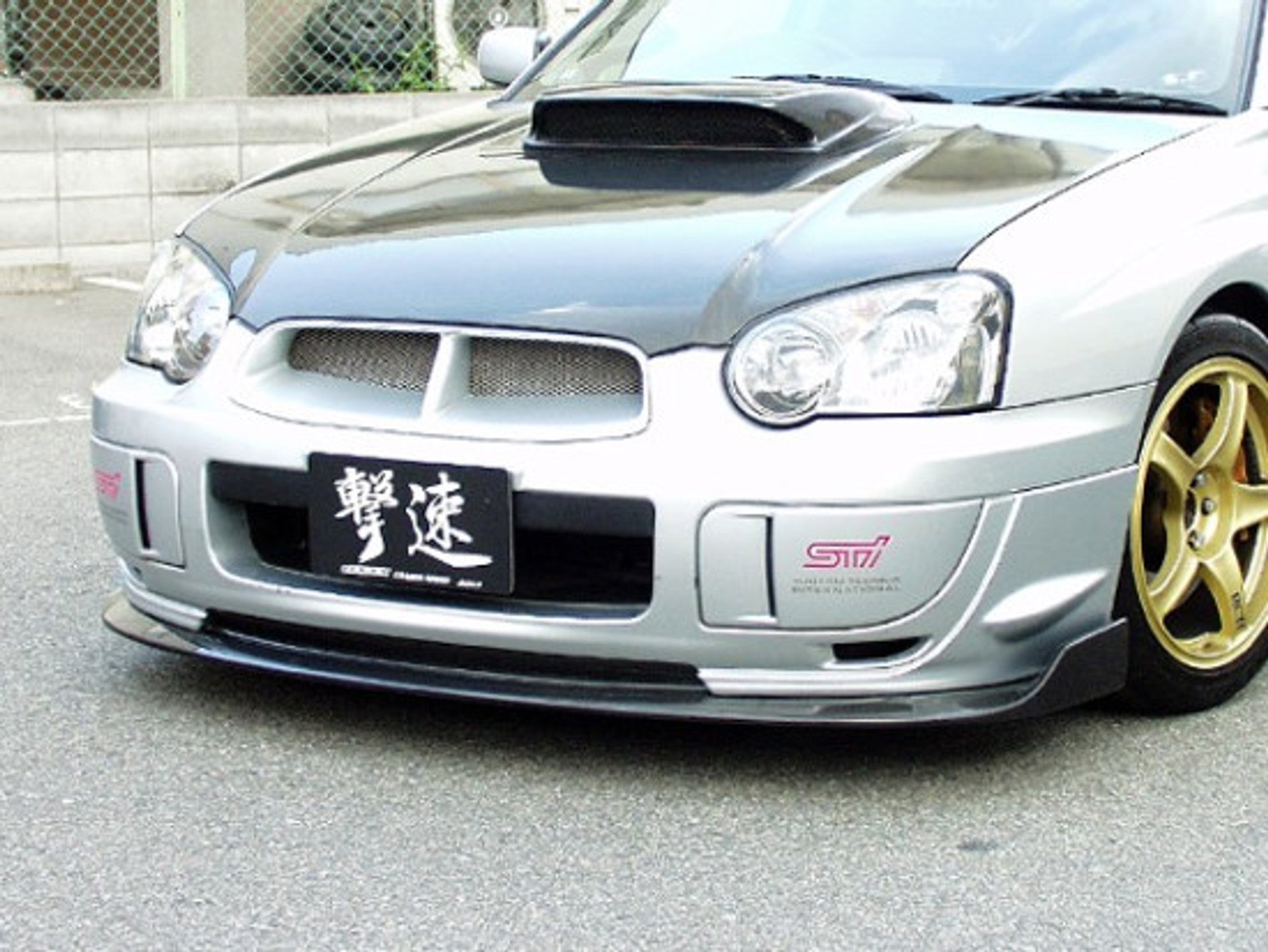 Charge Speed 2004-2005 Subaru Impreza GD-B Peanut Eye Latter Model BottomLine Type-2 FRP Front Lip kit