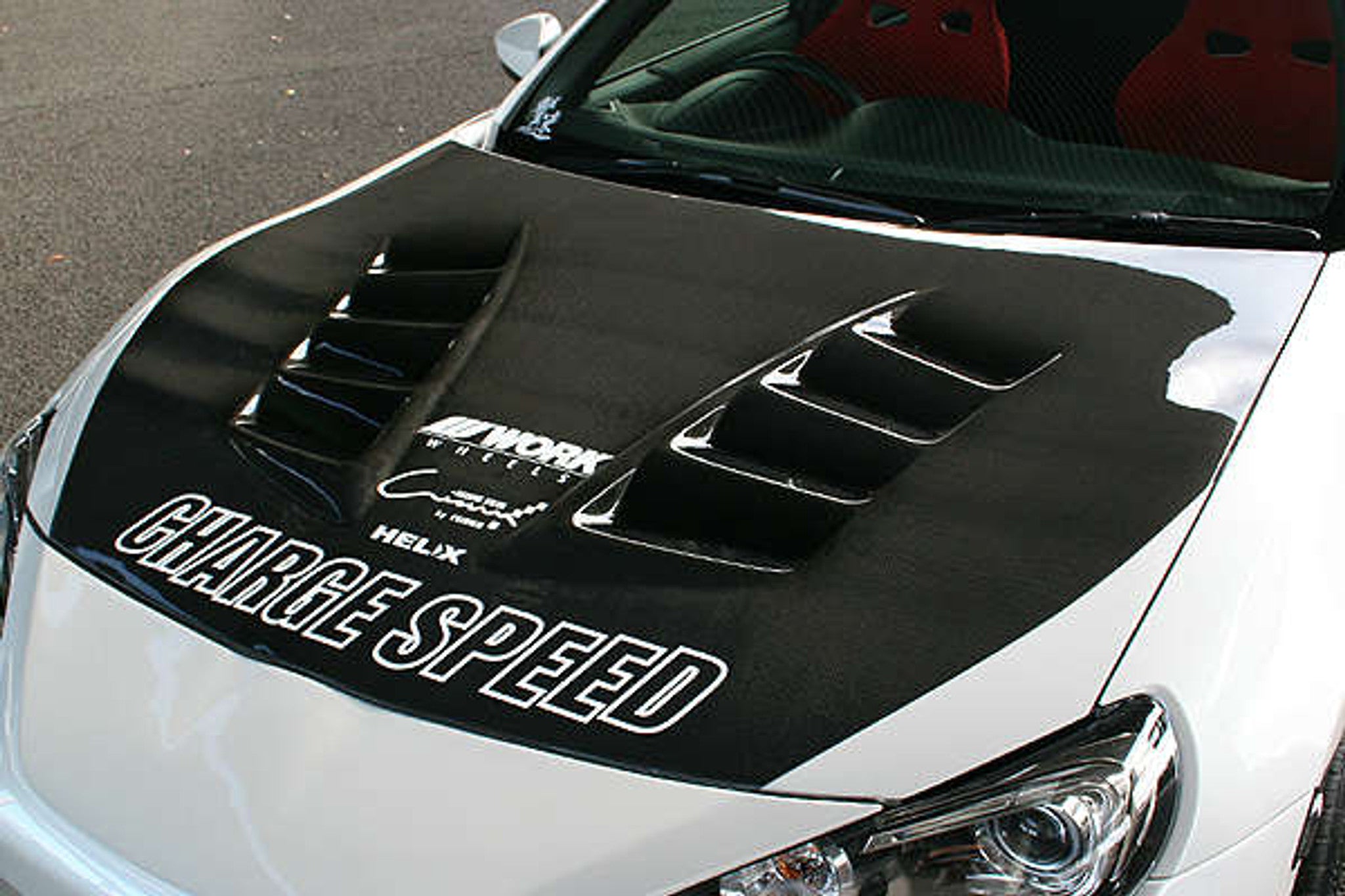 Charge Speed 2013-2020 Subaru BRZ/ Scion FRS/ Toyota 86 All Models Carbon Vented Hood