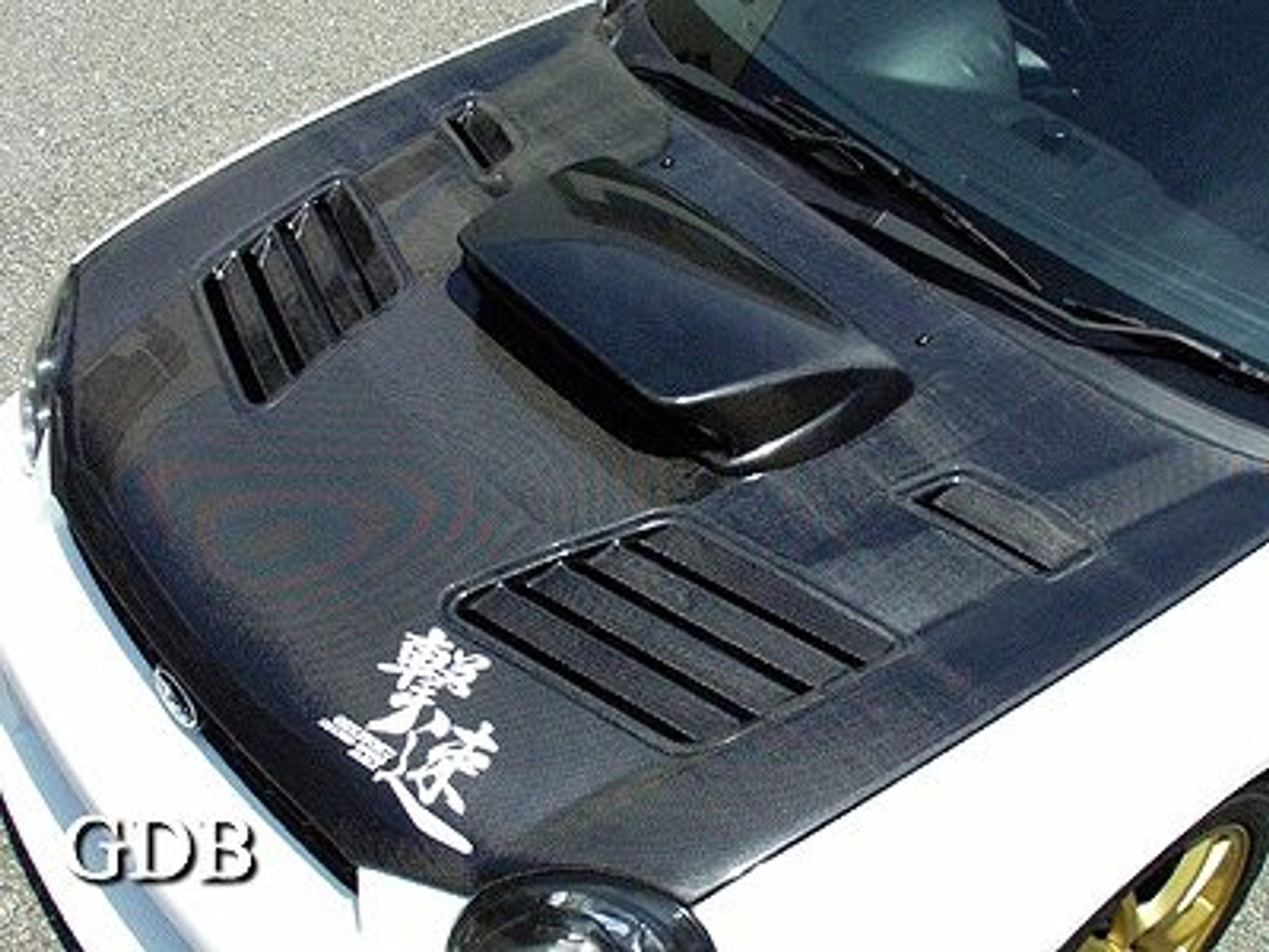 Charge Speed 2002-2003 Subaru Impreza WRX GD-B Zenki Vented Carbon Hood