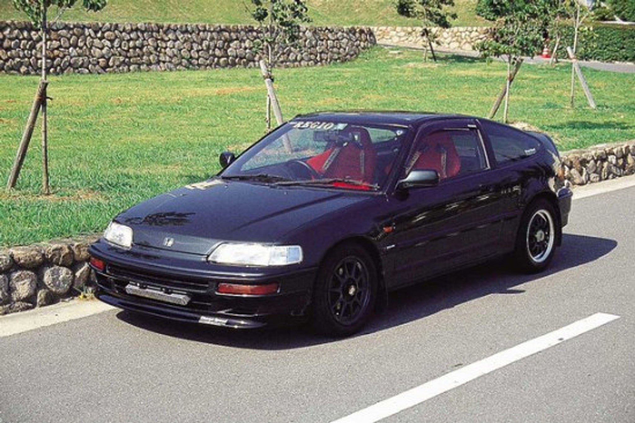 Charge Speed 1990-1991 Honda CRX EF8 HB CARBON Front Spoiler