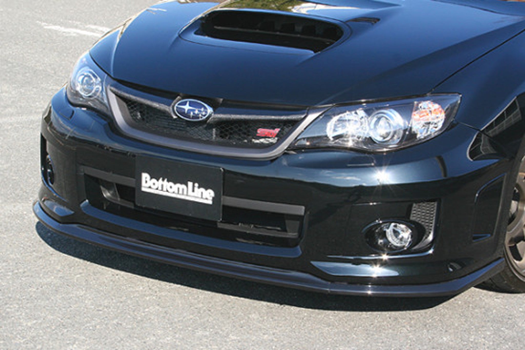 Charge Speed 2011-2014 Subaru WRX STi & Non-STi Hatchback/ 4Doors Sedan Bottom Line Type-1 Front Lip Carbon