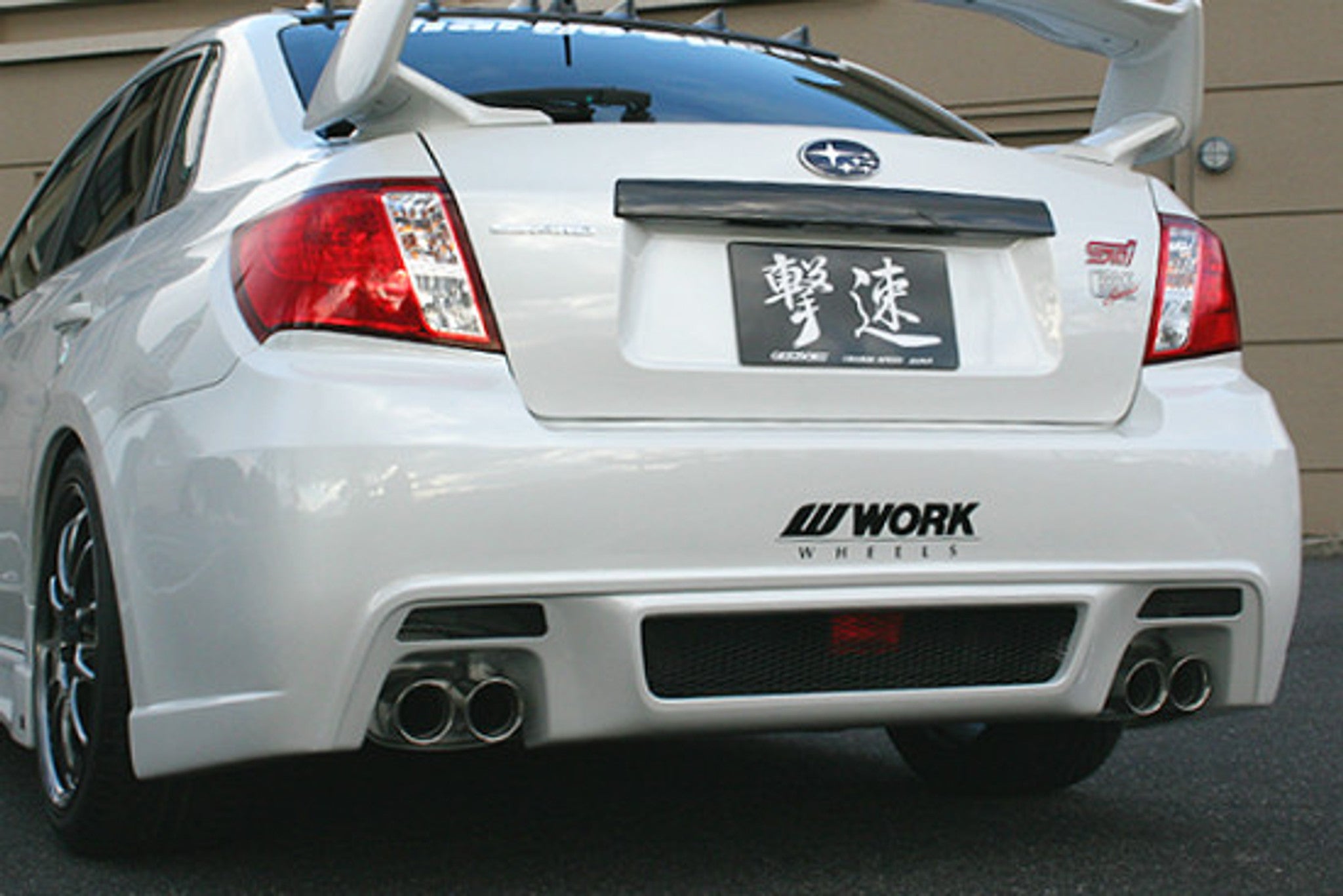 Charge Speed Type C 2011-2014 Subaru WRX STi & Non-STi Sedan Rear Bumper