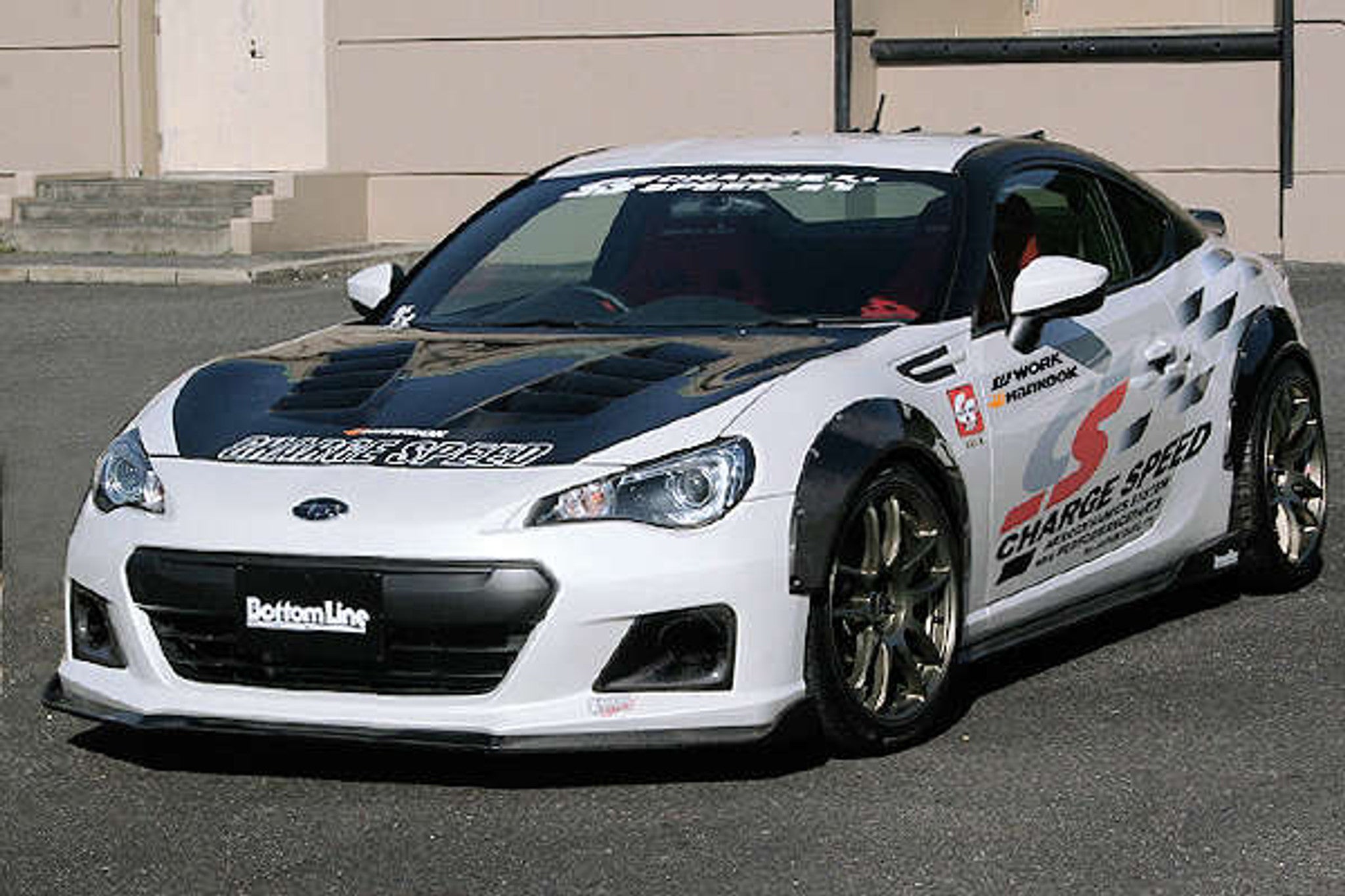 Charge Speed 2013-2016 Subaru BR-Z ZC-6 Zenki Bottom Lines Type 2 FRP Full Kit With Over Fenders Kit