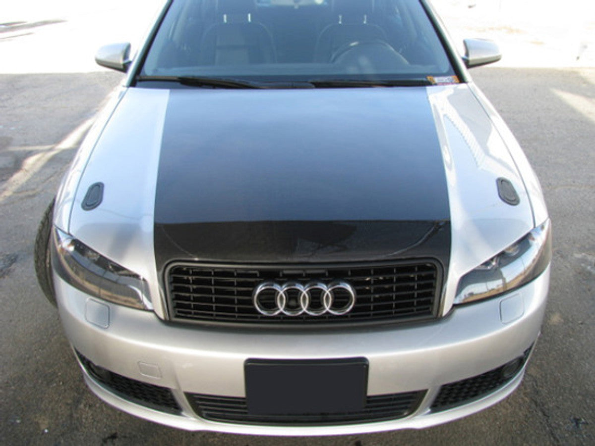 AC1002HC - Advan BOSER Design 2002-2005 Audi A4 Carbon Fiber Hood