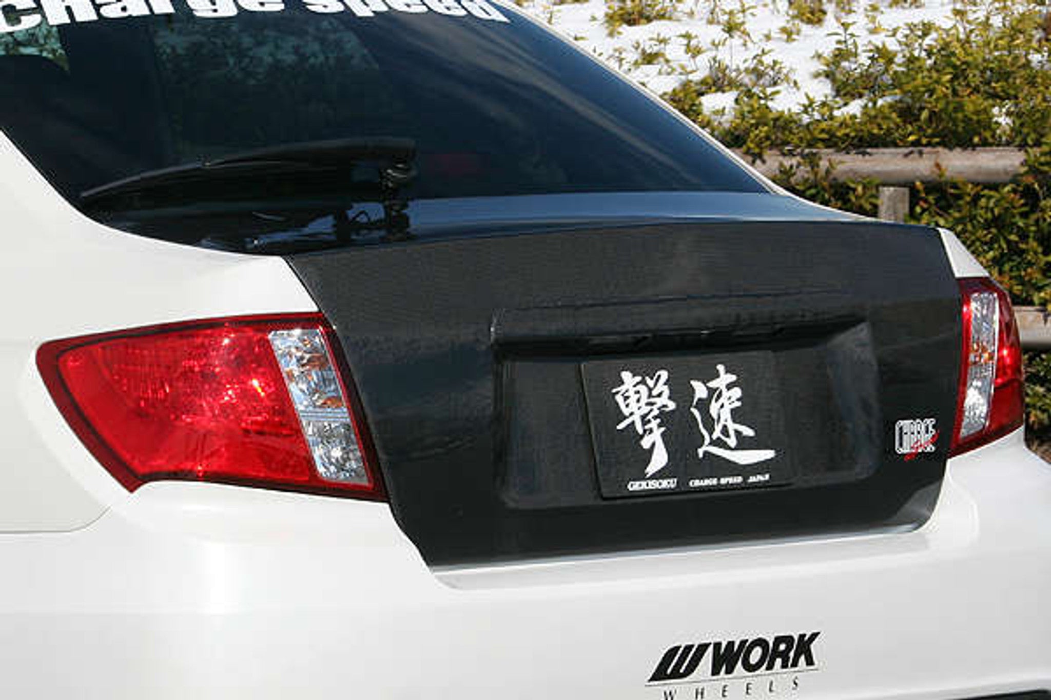 Charge Speed 2011-2014 Subaru GV WRX STi & 2008-2010 Impreza GE Non-STi All 4 Doors Sedan Carbon Trunk
