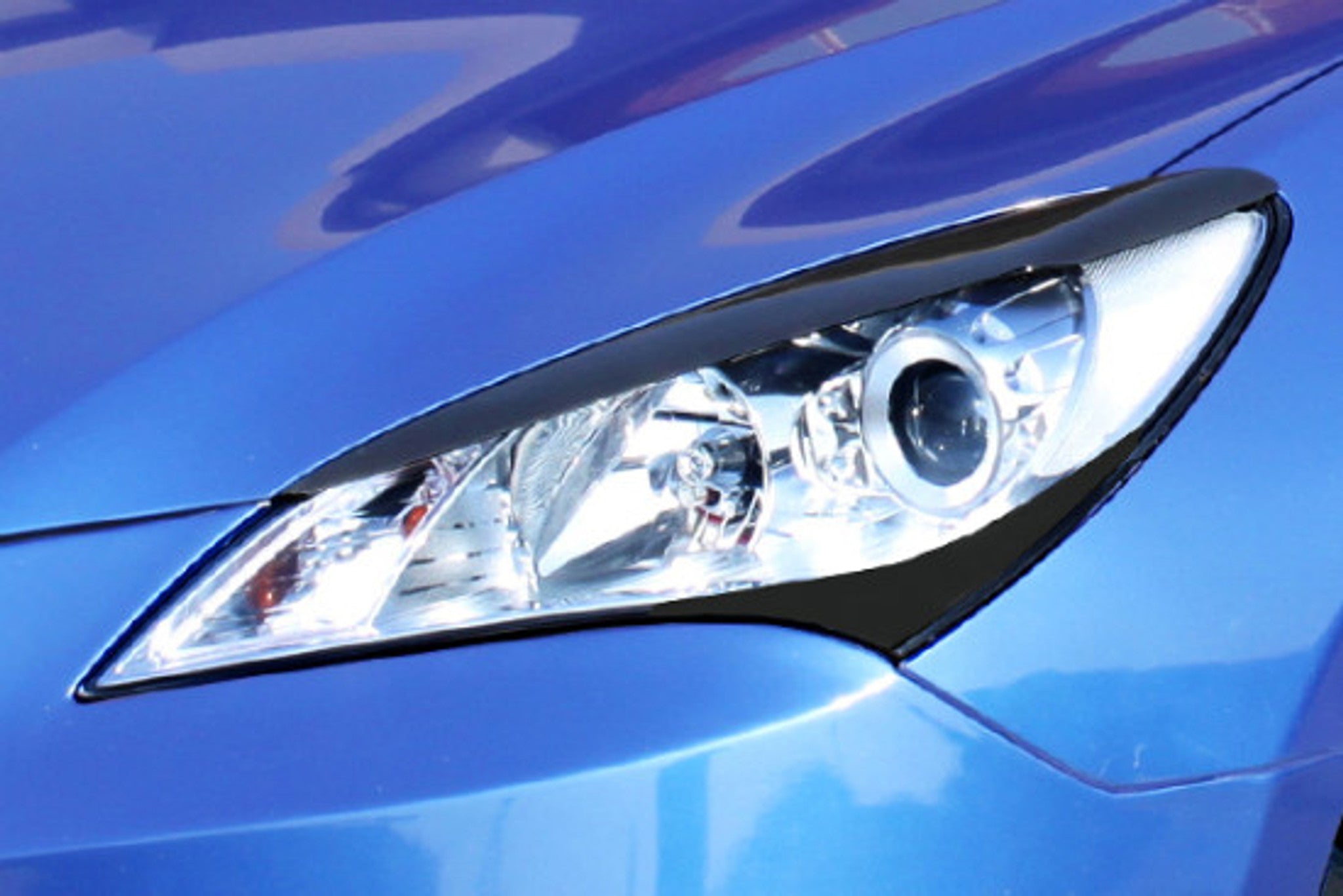 Charge Speed 2009-2012 Hyundai Genesis Coupe Eye Brows Upper and Lower Carbon 4 Pieces Set