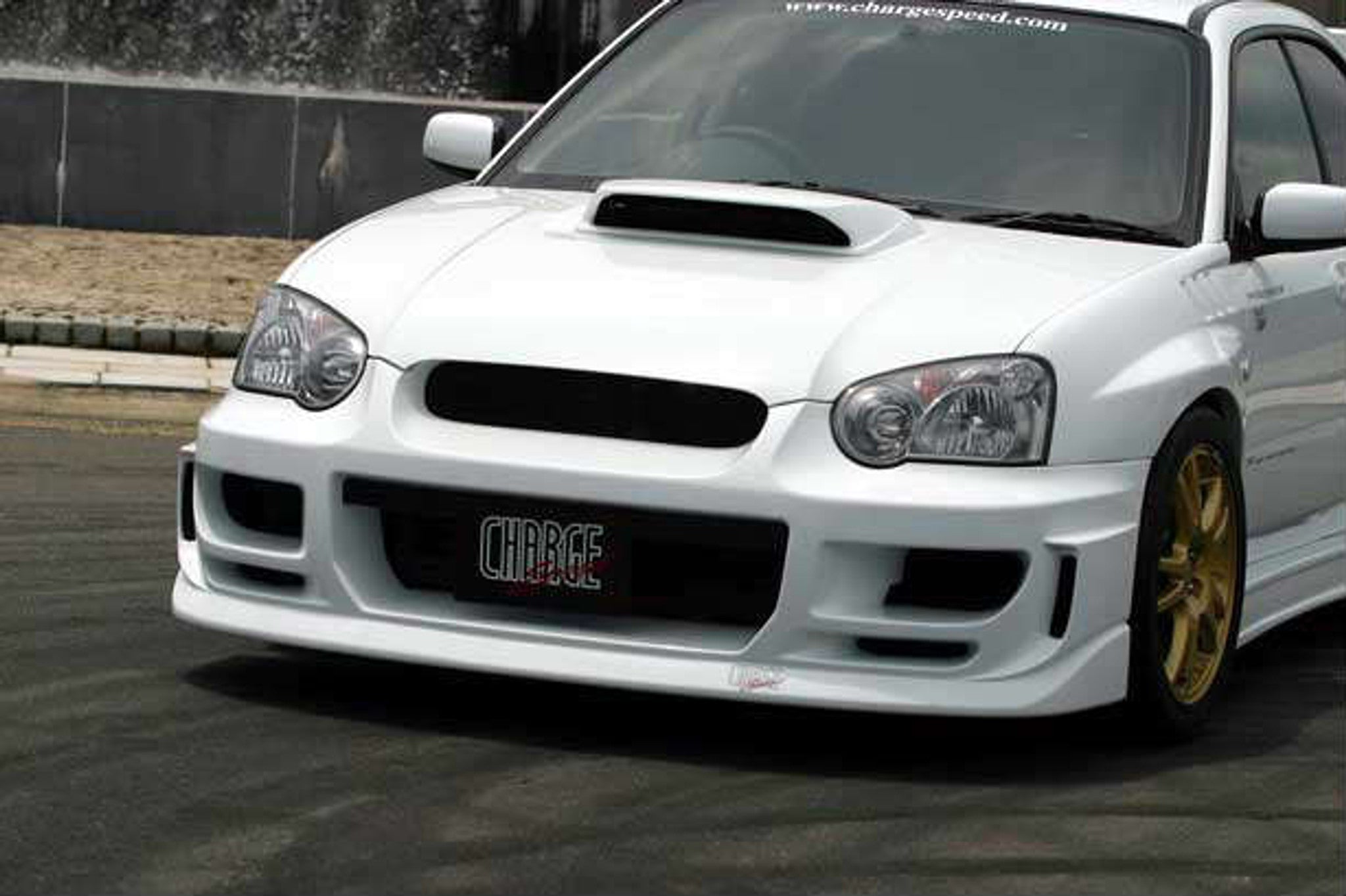 Charge Speed 2005 Subaru Impreza GD-B Peanut Eye Type-1 Full Bumper Kit with Over Fender Caps